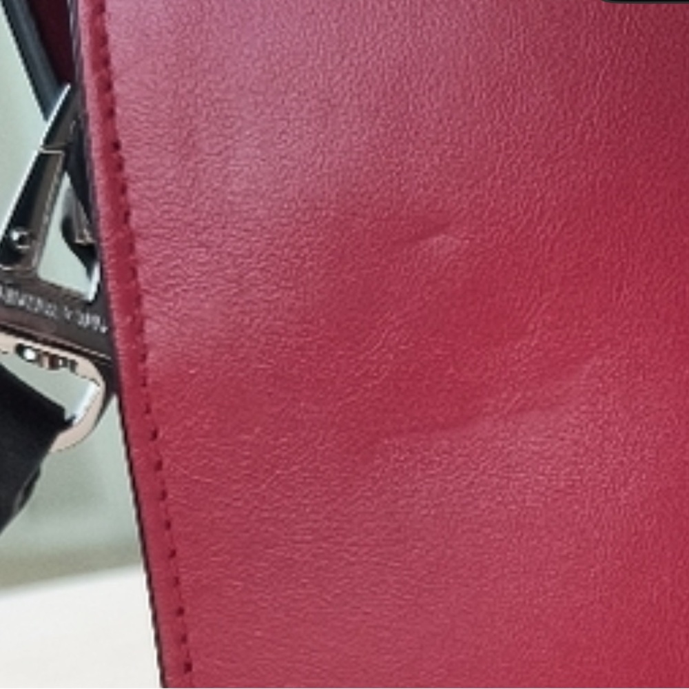 Zadig & Voltaire ❤️‍🔥 Red Calf Leather Crossbody Bag - Picture 15 of 16